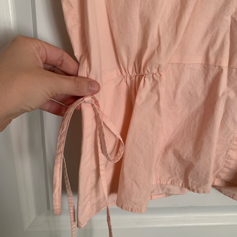 Pink wrap top blouse - Picture 5 of 5